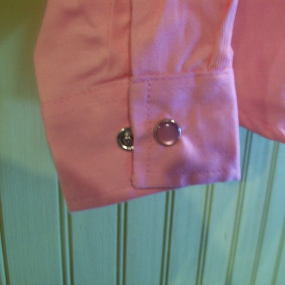 NWT Men’s Pink Western Express Shirt - Picture 5 of 7